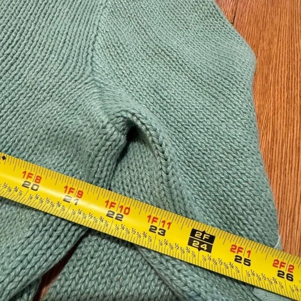 Polo‎ Ralph Lauren Men's Sweater Linen Knit Mint Padded Preppy Size Large